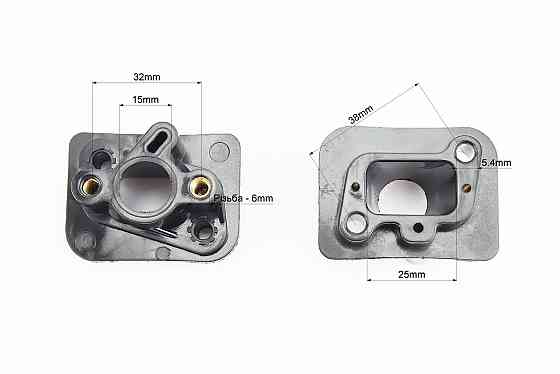 Патрубок карбюратора 1E40F-1E44F к-кт 10шт Киев