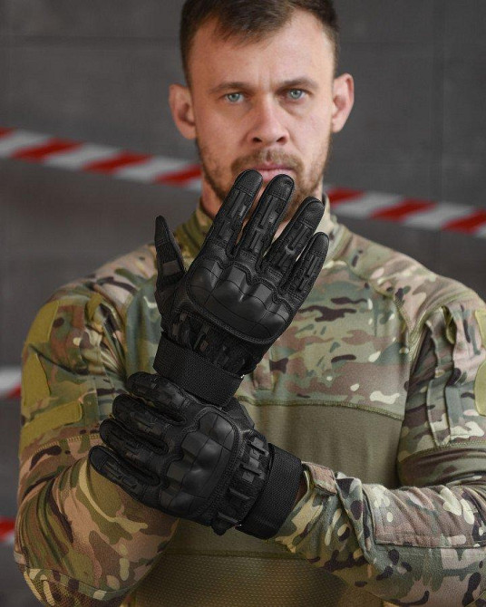 Тактичні Рукавички ALIGATOR чорні ВТ4761 Одесса - изображение 1