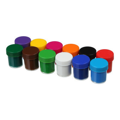 Гуашевые краски ZiBi KIDS Line -2, 12 цветов х 20 мл (ZB.6605) Винница - изображение 2