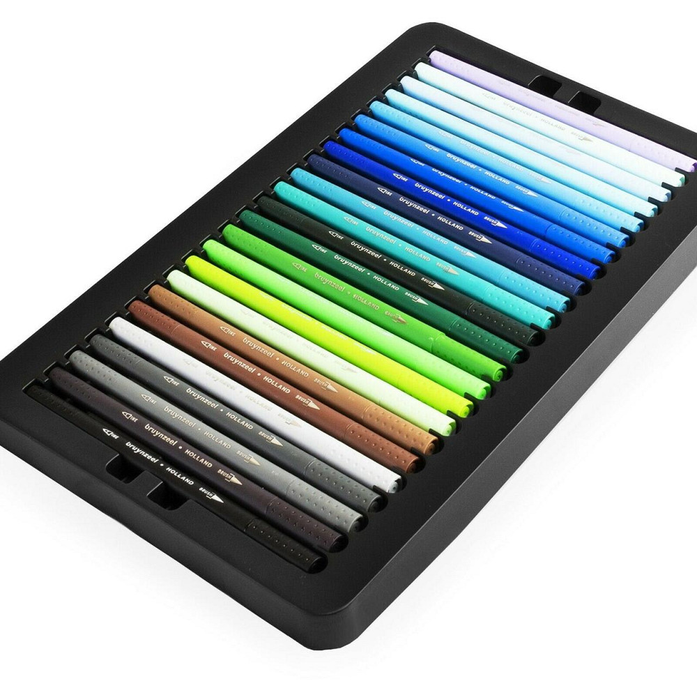 Набор линеров-кистлов BRUSHPEN двусторонних 48кол Bruynzeel Киев - изображение 5