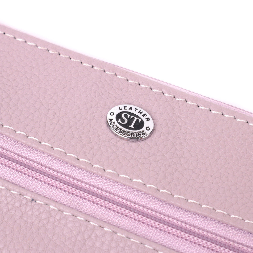 Відмінна ключниця із натуральної шкіри Бежевий (ST Leather) Київ - фото 10