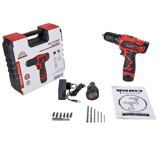 Дриль-шурупокрут акумуляторний Vitals AU 12/2KP Харків