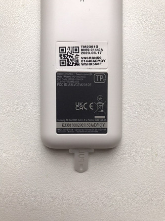 Пульт для телевизора Samsung белый BN59-01440A (TM2361G) на солнечной зарядке оригинальный смарт гол Каменское - изображение 6