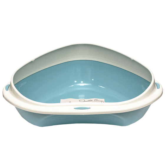 Кутовий туалет для котів Shuttle Corner з бортиком, розмір 58 x 48 x 20.5 см Вінниця