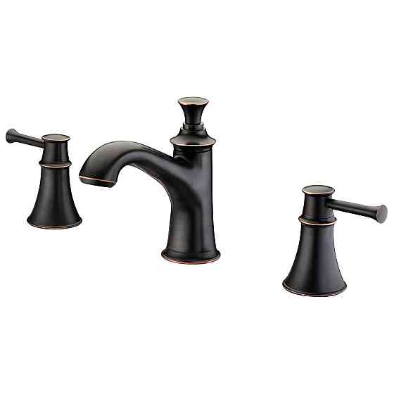 Змішувач для раковини класичний Imprese Podzima Zrala на 3 отвори, чорний Київ