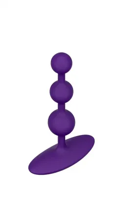 Анальне намисто Romp Amp Dark Purple, силікон, макс. діаметр 2,6 см Львів