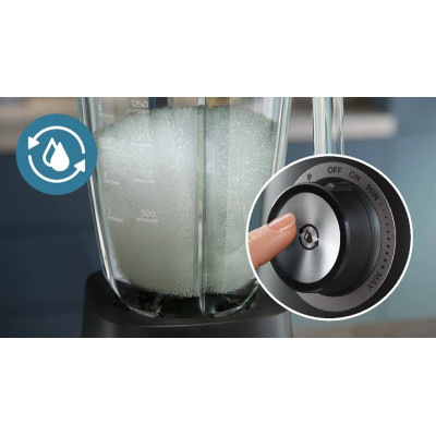 Блендер Philips стаціонарний Series 5000, 1200Вт, чаша-2000мл, скло, склянка в ко (HR3041/00) Винница - изображение 3