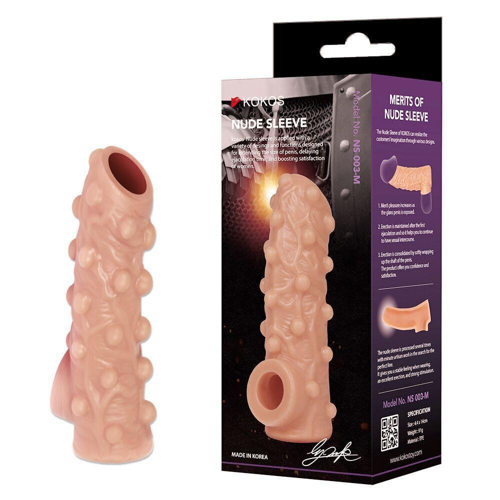 Насадка на член Kokos Nude Sleeve NS 003 L Sex Aura Киев - изображение 3