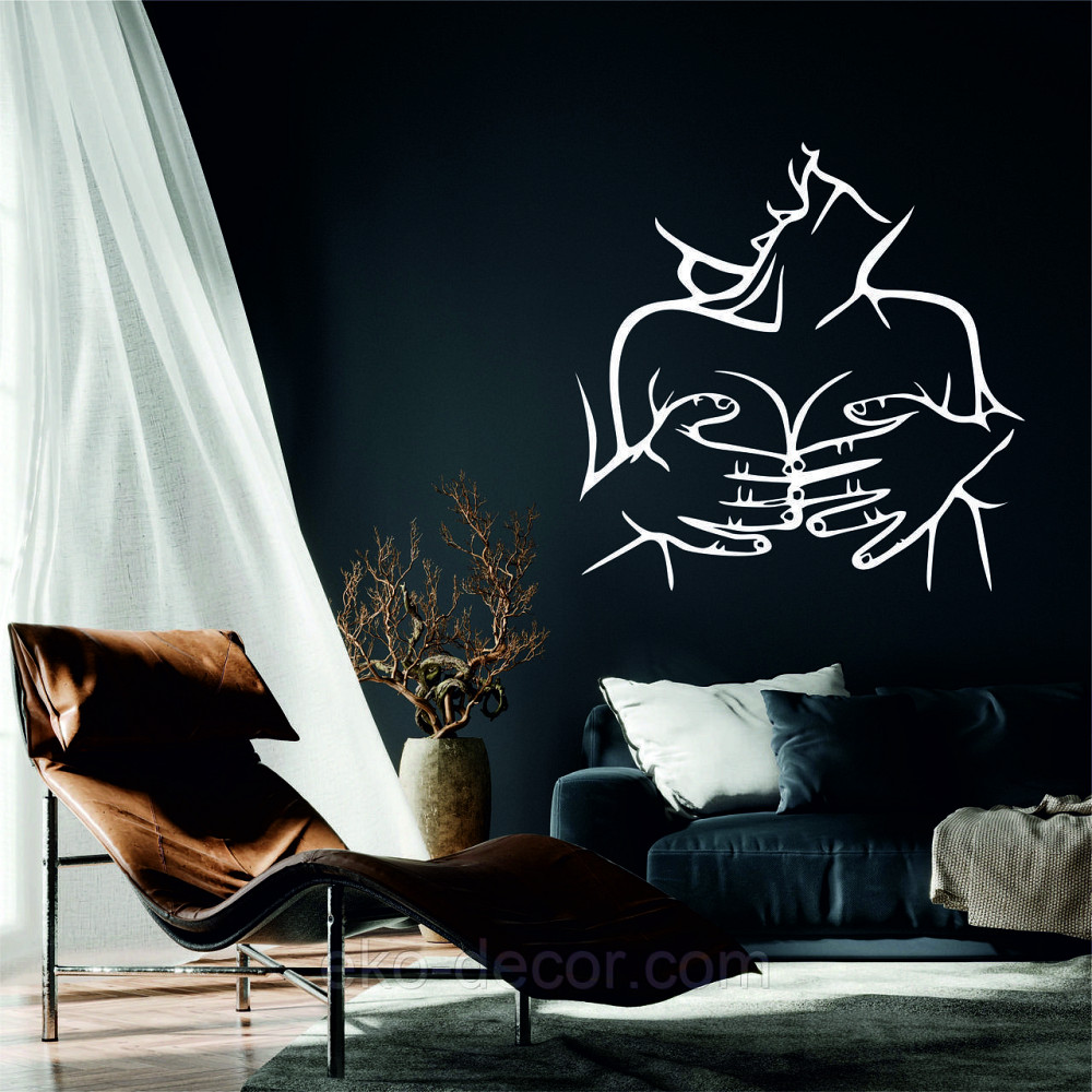 Декоративное настенное Панно «По взрослому 18+», Декор на стену 50*50 см, Белый Киев - изображение 5