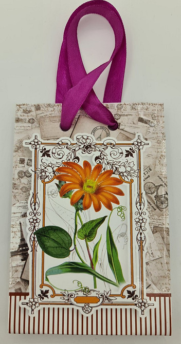 Пакет бумажный подарочный  МИНИ 8*12*3.5 арт67 (12 шт) Харьков - изображение 3