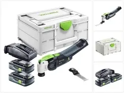 Festool VECTURO OSC 18 E-Basic akumulatorowe narzędzie oscylacyjne V Starlock Max Brushless + 2x Акумулятор 4,0 Ah ładowarka Киев - изображение 1