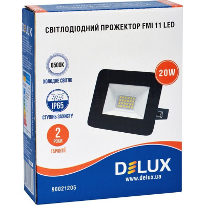 Прожектор Delux FMI 11 LED 20Вт 6500K_IP65 (90021205) Винница - изображение 2