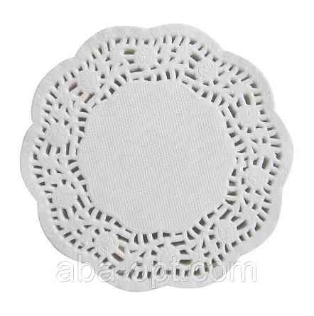 Салфетки ажурные Бумажные круглые Ø 10 см ( 100 шт).Aba-Opt Одесса