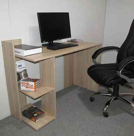 Cтіл комп'ютерний з 2 полицями М-ЗОН Джеко 1200/12 Німфея Альба (MZN-031019) Львів