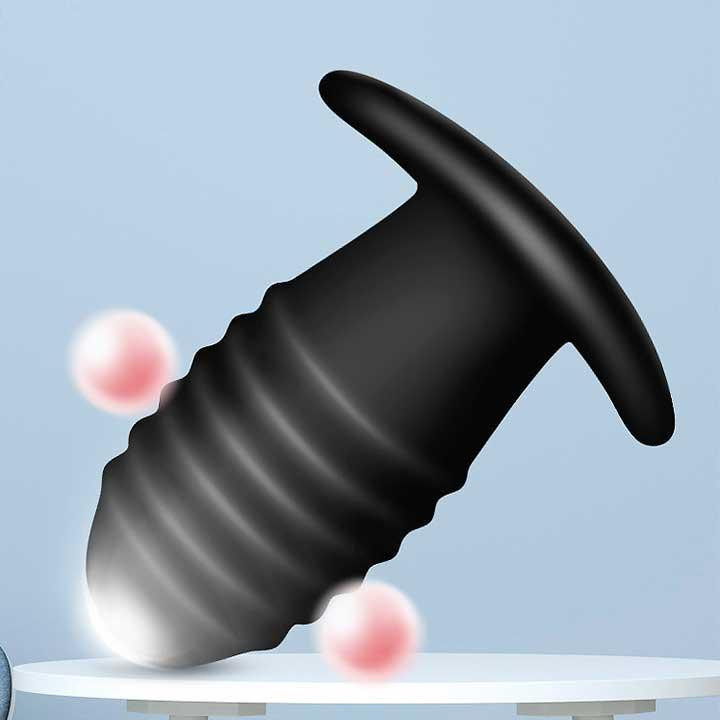 Анальна вібро-пробка - Чорний - 5*3 см - Анальні іграшки Вінниця - фото 1