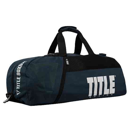 Спортивна сумка TITLE Boxing Champion Sport Bag/Backpack Blue/Black Каменское