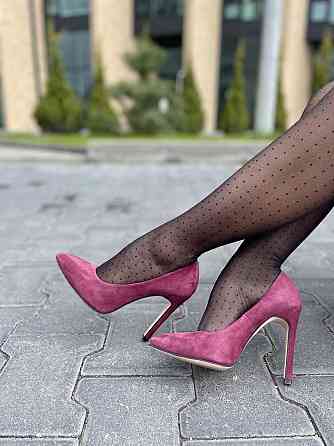 Nivelle Туфлі жіночі NIVELLE бордові замша натуральна каблук 11см 37р. (1740/10502-10512) Коломыя