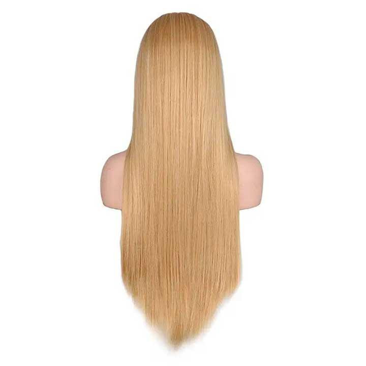 Перука рівне аніме з довгим чубчиком "Пшеничний блонд" — 70 см Вінниця - фото 2