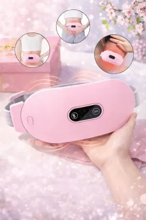 Портативная грелка-массажер при спазмах менструации и менструальных болях с 3 уровнями тепла и 4 массажных режима для снятия боли Коломыя