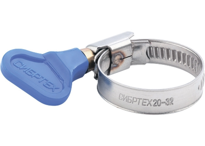 Металлический хомут с ключом 50-70 мм Полтава - изображение 1