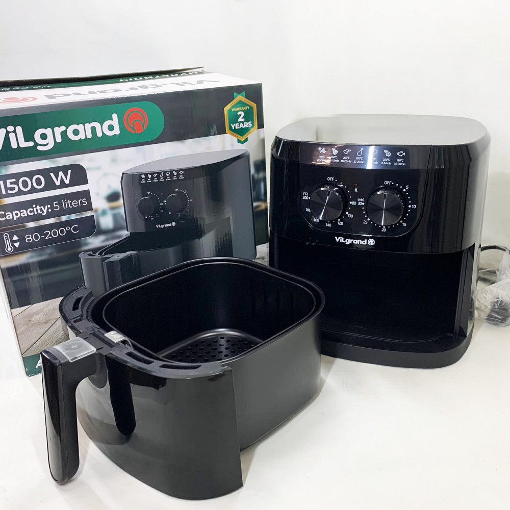 Сучасна мультипіч, Електричні фритюрниці зі знімною чашею, Гриль аерогриль для дому VH-94 Івано-Франківськ - фото 4
