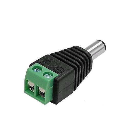 Перехідник клемники - 5.5x2.1мм штекер тато, CCTV Вінниця - фото 1