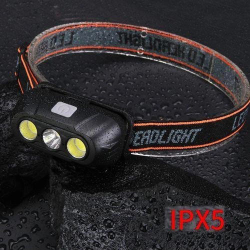 Потужний акумуляторний ліхтарик на голову KX-215-LED-2COB, Акумуляторний налобний ліхтар QI-60 Львів - фото 10
