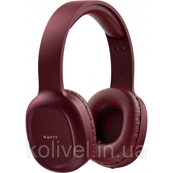Навушники з мікрофоном Havit HV-H2590BT PRO Bluetooth, червоні (27347) Киев - изображение 2