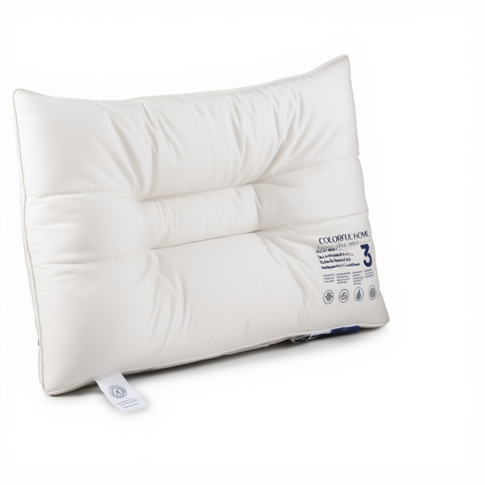 Подушка для сну ортопедична Colorful Home Eco Series 3 антимікробна Memory Foam 46x72 см біла Київ - фото 4