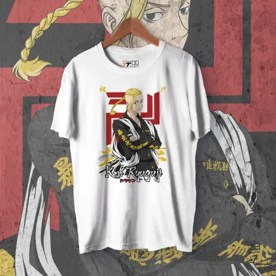 Футболка чоловіча з  принтом Токийские Мстители Рюгуджи Кен (Дракен) 2 WE Розмір 48 Дніпро