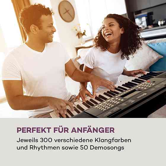 Etude 61 MK II Клавіатура 61 клавіша по 300 тембрів/ритмів чорний Чорний (Німеччина, читати опис) Рівне