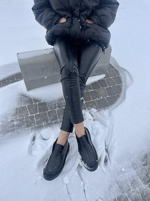 Черевики жіночі GREMMY чорні натуральна шкіра з хутром висота 8см (5333) 38р.39р.40р. Коломыя - изображение 6