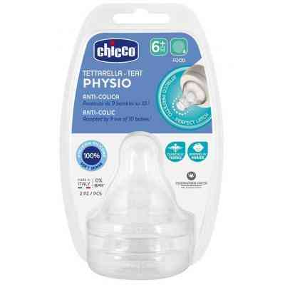 Соска Chicco Силиконовая Physio для каш 6м+ 2 шт (20347.00) Винница