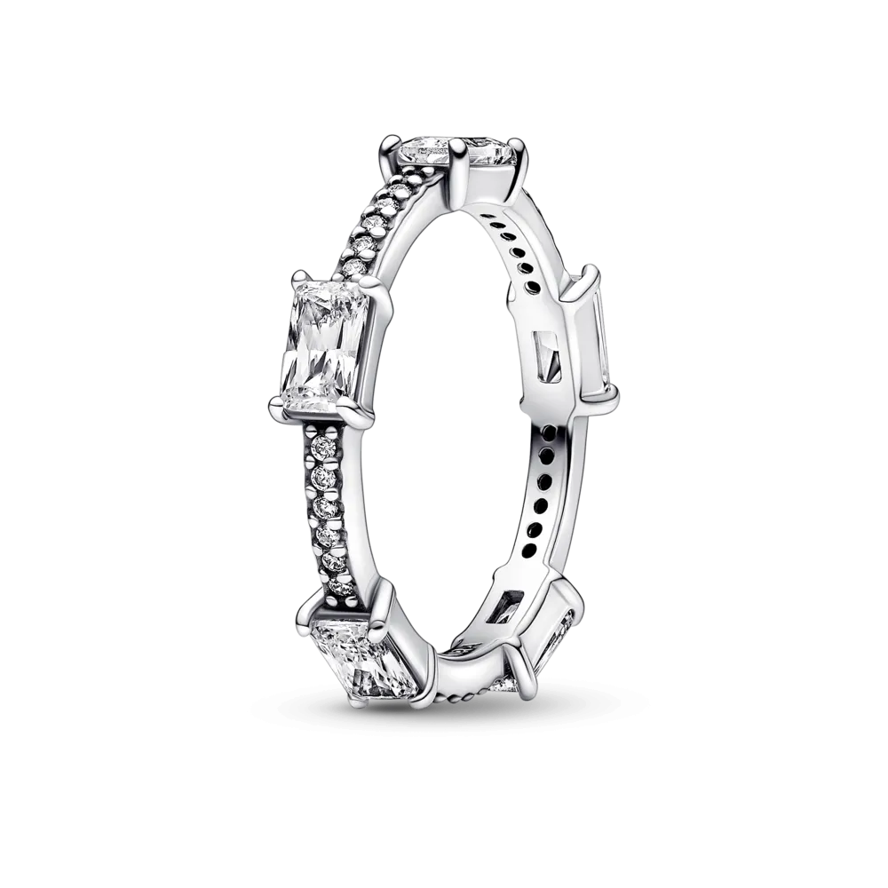 Срібна каблучка   "Прямокутні пластини" 192397C01 54 MasterSem Київ - фото 1