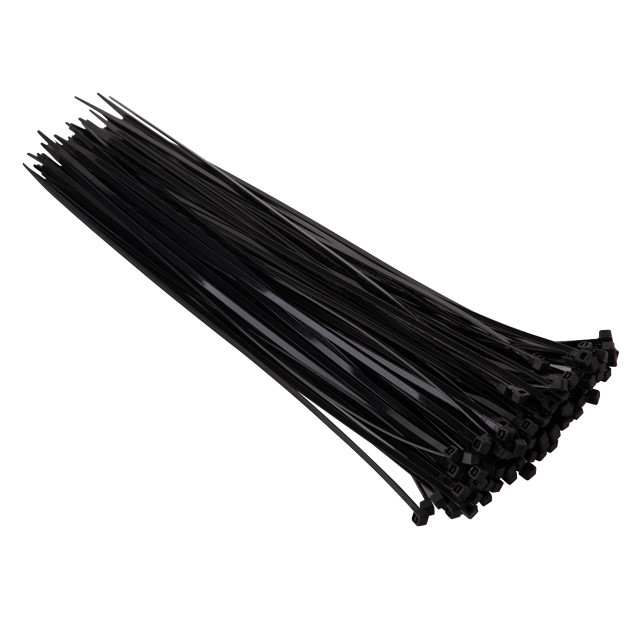Хомут пластиковий, 3,6×300 мм, 100 шт/упак, чорний INTERTOOL TC-3631 Київ - фото 2