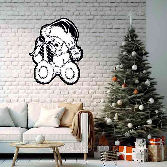 Декоративное настенное Панно «Новый год», Декор на стену 110*88 см Киев