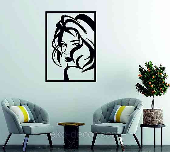 Декоративное настенное Панно «Девушка», Декор на стену Киев