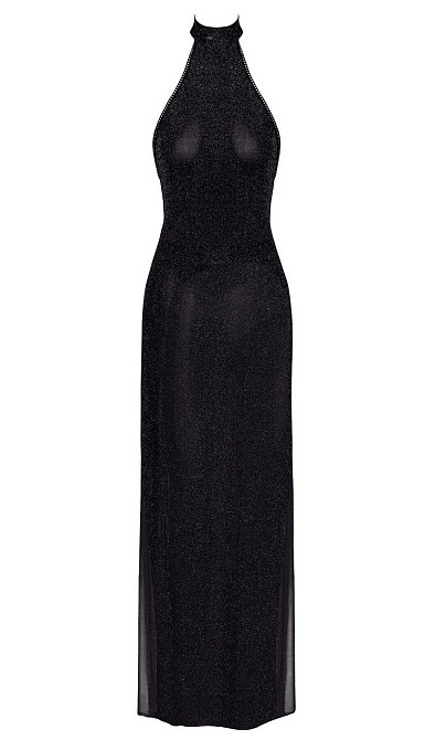 Платье Noir Handmade F372 Onyx Twin-slit Long dress M Sex Aura Киев - изображение 6