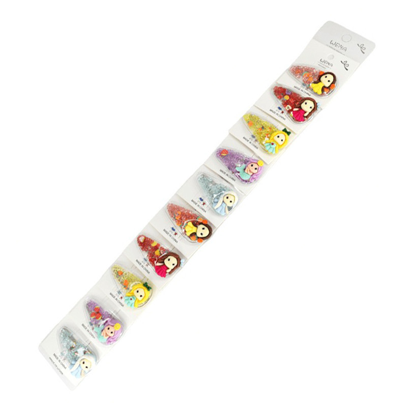 Затиск-хлопавка для волосся "Принцеси" 0109-100, 10 штук Вінниця - фото 1