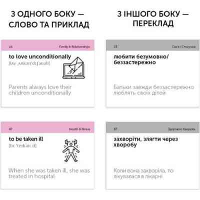 Обучающий набор English Student Карточки для изучения английского языка Collocations В1, украинский (591226001) Винница