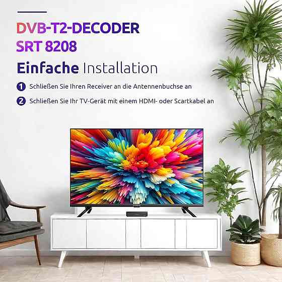 Ресивер STRONG SRT8208 DVB-T2 с записью HEVC265 HDMI USB Dolby Digital черный Киев