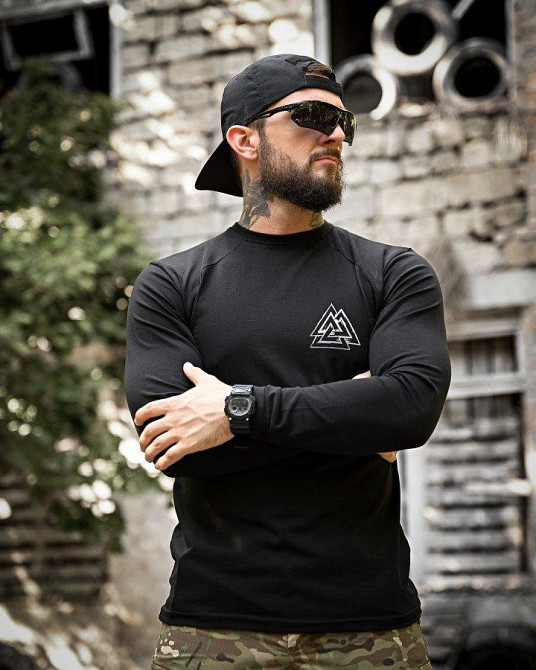 Мілітарі лонгслів руни ПП7791 Одеса - фото 3