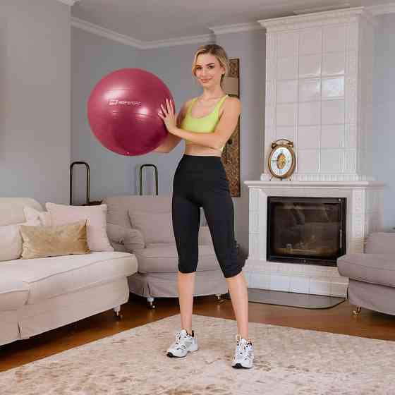 Фітбол Hop-Sport 45см HS-R045YB сливовий + насос Київ