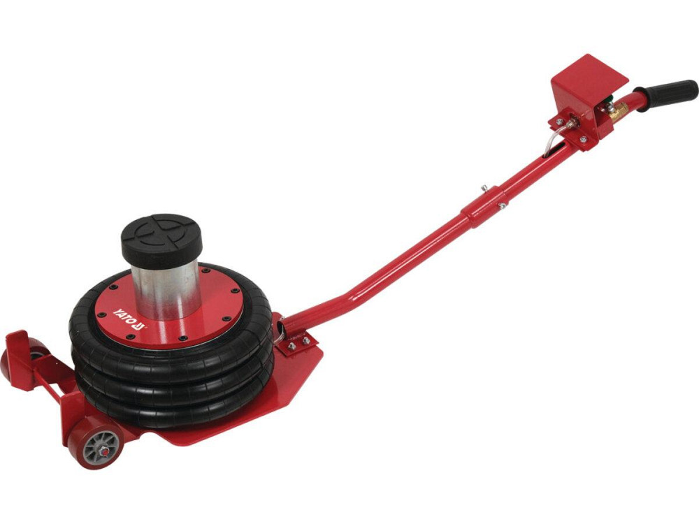 Домкрат пневматичний підкатний YATO навантаження- 4 т, межі підйому-15- 50 см, з дод. наставкою 8см. Одеса - фото 1