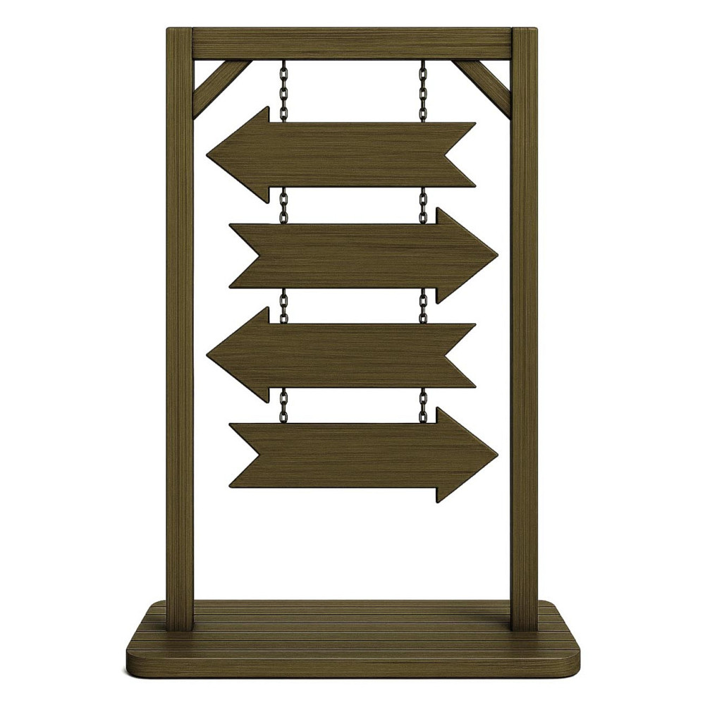 Підлогова стрілка-покажчик "Дітора" палісандр Миколаїв - фото 1