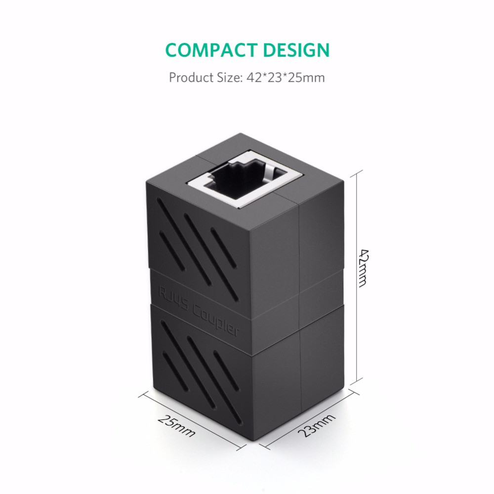 З'єднувач витої пари RJ45 Ugreen NW114 20390 (Чорний) Николаев - изображение 8