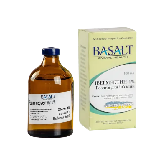 Ивермектин 1% 100мл (Базальт) Винница