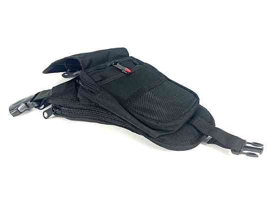 Тактическая поясная/ножная сумка для военных со специальным отделением карманом, Черная Каменец-Подольский