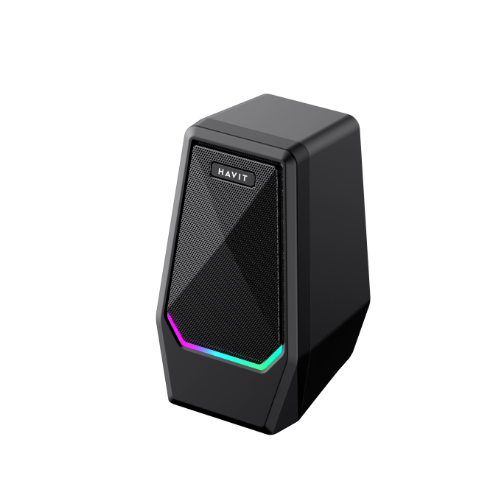 Акустична система 2.0 стерео HV-SK768 10W USB з підсвічуванням чорний Havit Житомир
