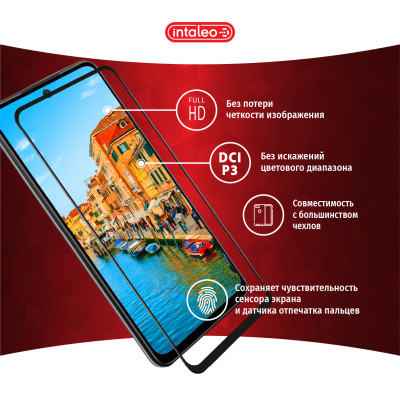 Скло захисне Intaleo Full Glue Xiaomi Redmi 10 Black (1283126517389) Вінниця - фото 3